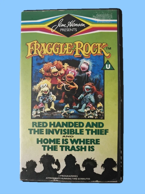 JIM HENSON FRAGGLE Rock Rare Vhs Video Red Handed And The Invisible ...