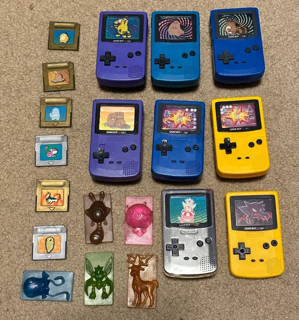 Lot of 8 Pokémon Mini Nintendo Gameboy Color 2000 Burger King Toys 6 Carts 5 Fig Lot of 8 Pokémon Mini Nintendo Gameboy Color 2000 Burger King Toys 6 Carts 5 Fig