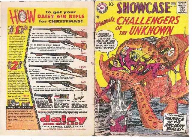 Facsimile reprint covers only to SHOWCASE #12 - 1958, Challengers of the Unknown