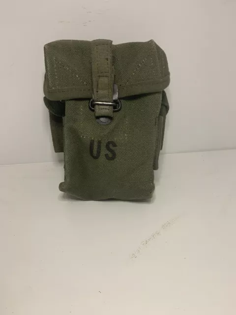 Original US Army Vietnam M1956 Mag Pouch For M14/M16