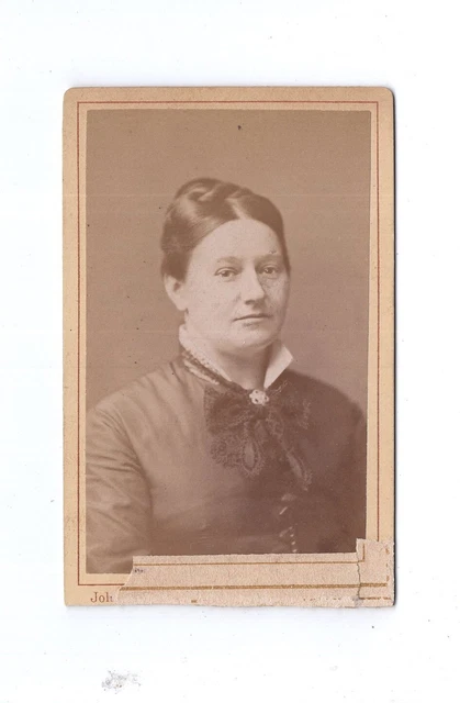 CDV Foto Damenportrait - Nürnberg 1880er