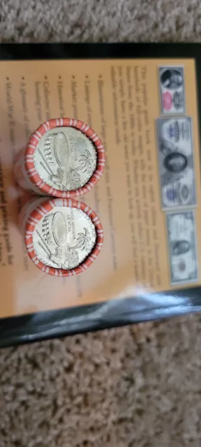 2009 P American Somoa Quarter Rolls x2
