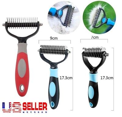 Pet Fur Knot Cutter Remove Grooming Brush Comb For Dog & Cats Pet Knot Hair Cut