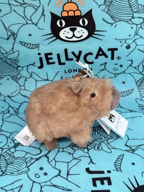 BRAND NEW JELLYCAT Capybara Bag Charm Keyring, Complete With Tags and ...