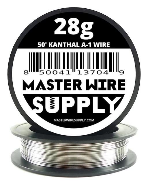 MWS - Kanthal A1 - 50 ft - 28 Gauge - Round Wire