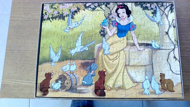 WALT DISNEY'S SNOW WHITE AND THE SEVEN DWARFS Jigsaw Puzzle (100 Piece ...
