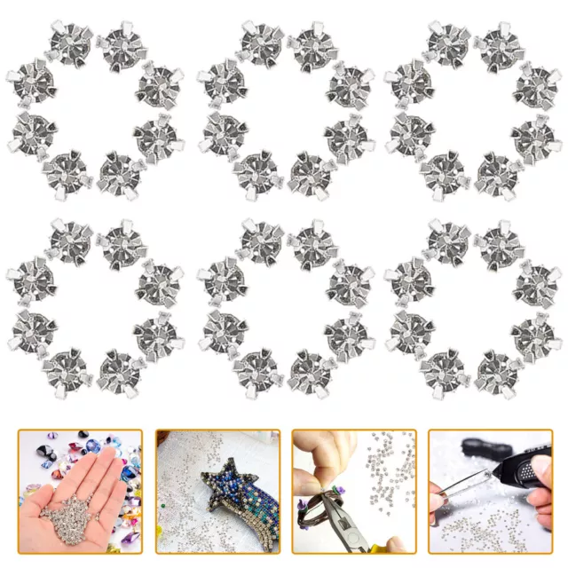 1440 Pcs Exquis Petits Strass Cristal Cœur À Plat Manuel