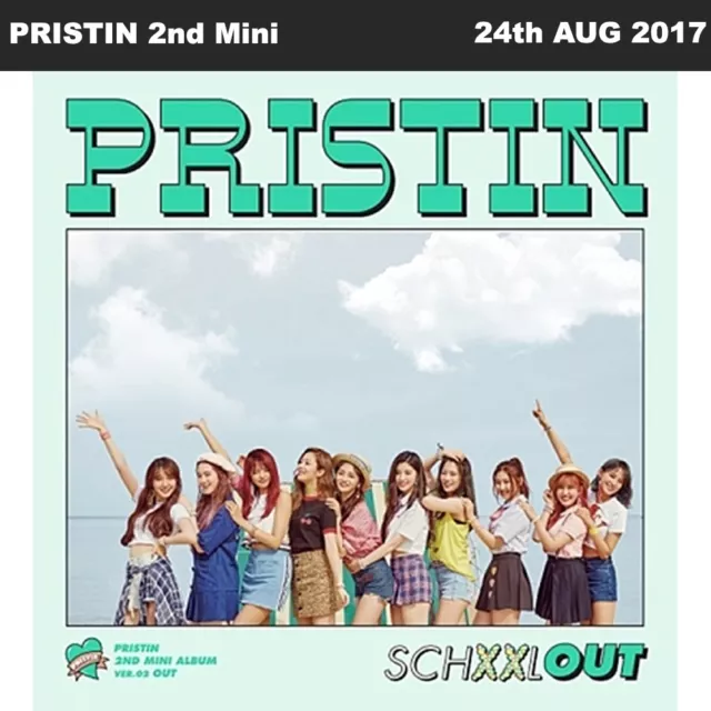 PRISTIN SCHXXL OUT 2nd Mini Album Out Ver CD+Booklet+PhotoCard+Sticker KPOP