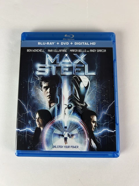 MAX STEEL BLU-RAY and DVD combo Andy Garcia Ben Winchell