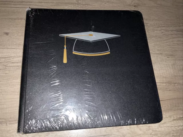 Portada del álbum de graduación de ébano de 12 x 12 Creative Memories Portada del álbum de graduación de ébano de 12 x 12 Creative Memories