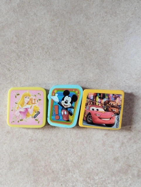 Set di 3 gomme Disney - come nuove 