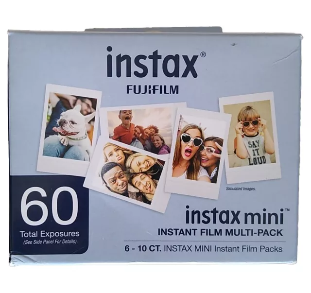 Fujifilm Instax Mini 60 Prints Value Pack Instant Film for all Fuji Mini Cameras