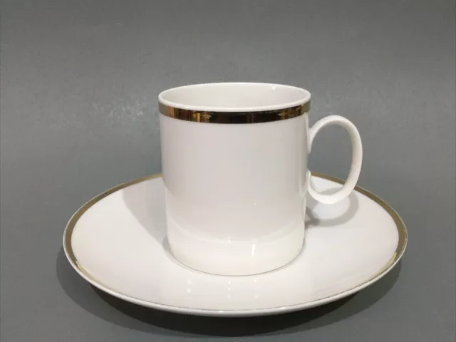 Thomas China Germany Medallion Wide Gold Band Cup & Saucer