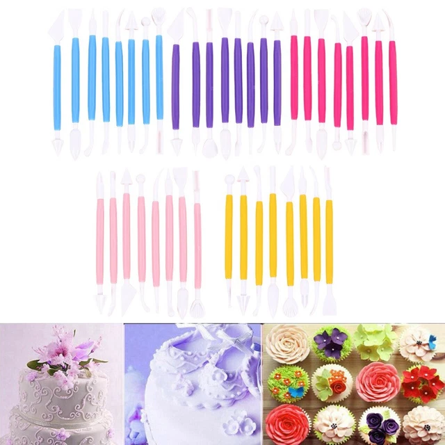 Ensemble d'outils de modélisation florale ABS pour la décoration de gâteaux i