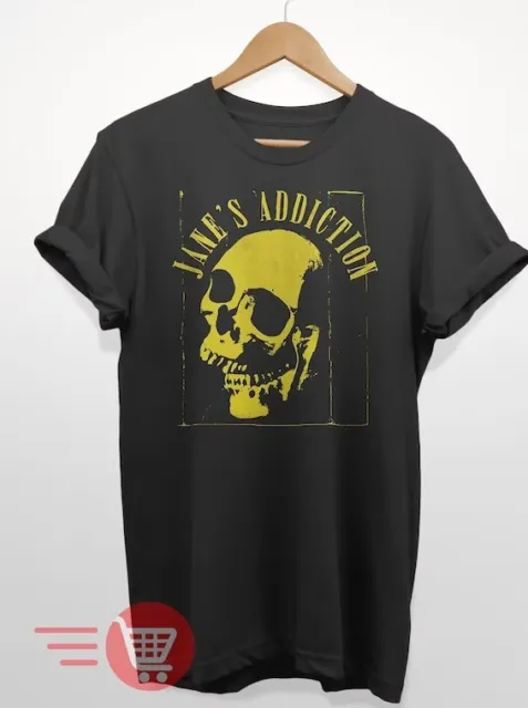 Jane's Addiction tee skull skeleton Unisex black shirt, alternative rock TE5299