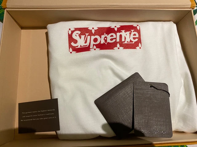 Maglia supreme x louis shop vuitton
