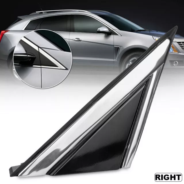 Right Passenger Mirror Corner Triangle Molding Fender for Cadillac SRX 2010-2016