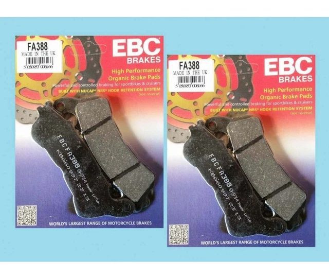 Honda 1000 Cbf Abs / 1100 Cb / 1300 Pan European - Plaquettes De Frein Avant Ebc