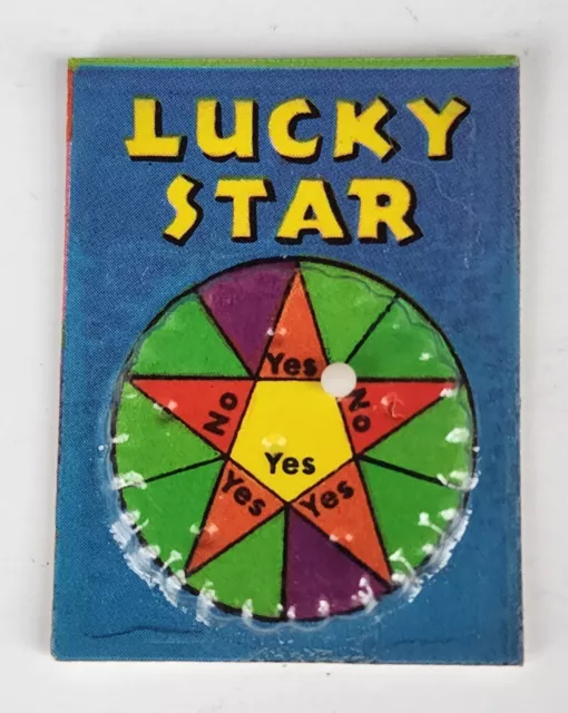 1973 Vintage Premium Cracker Jack Prize Lucky Star Game Palm Puzzle Toy