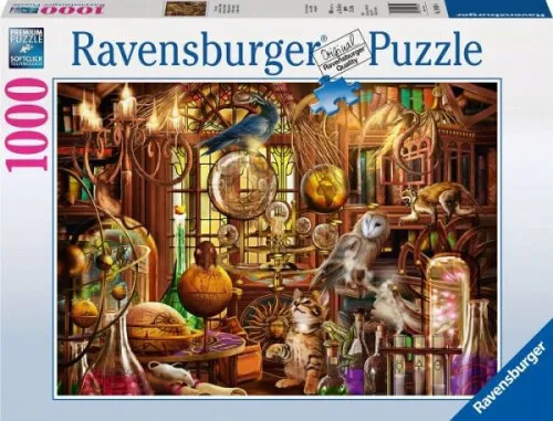 Ravensburger 19834 - Merlins Labor, Puzzle, 1000 Teile|ab 14 Jahren