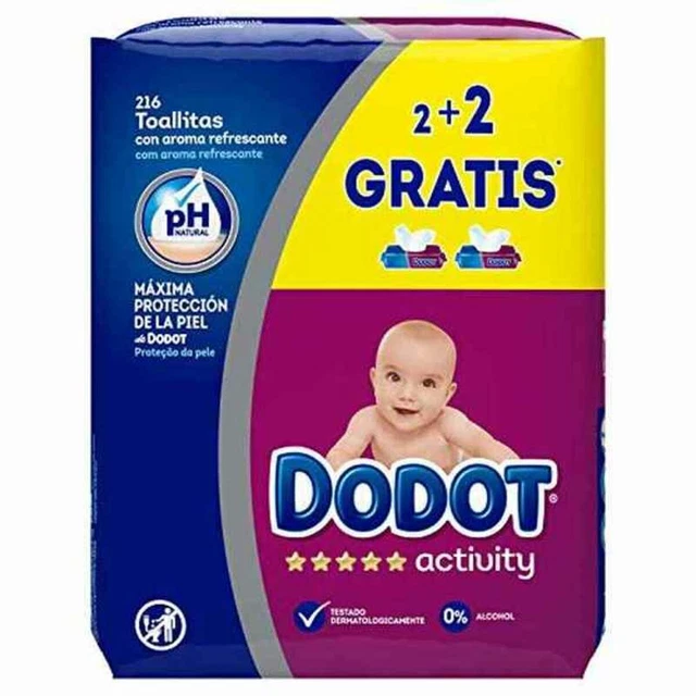 Lingettes Activity Dodot Dodot Activity 216 uds