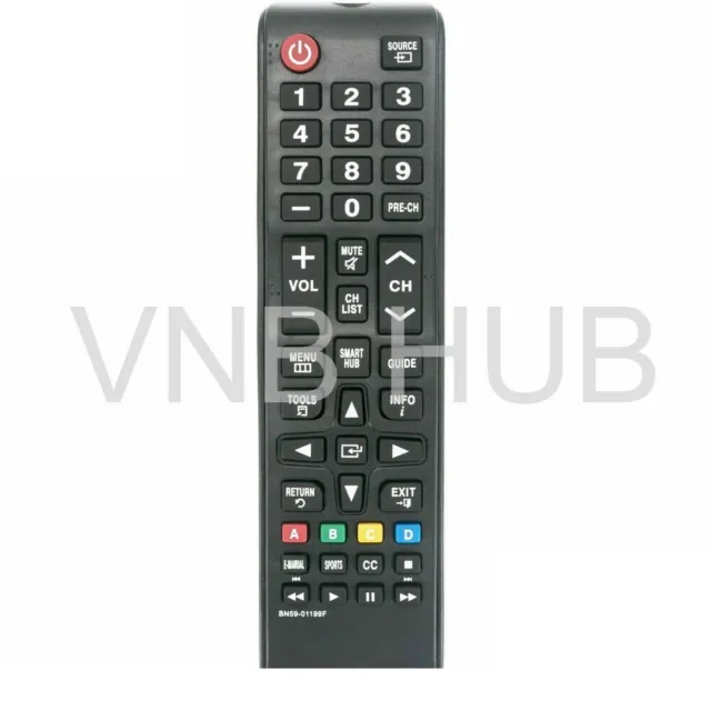 NEW Universal Remote Control for ALL Samsung LCD LED HDTV Smart TVs BN59-01199F