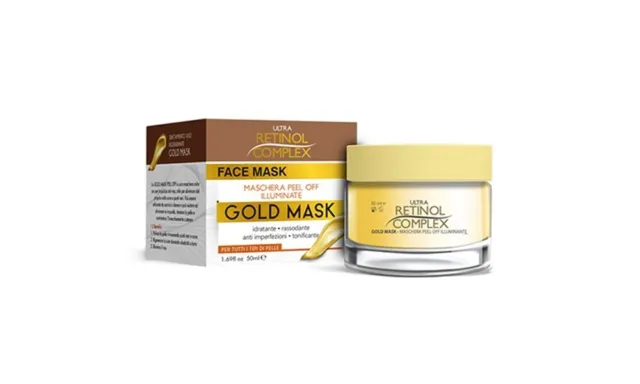 Gold Mask Illumina e Rigenera la Pelle Maschera Viso Peel Off