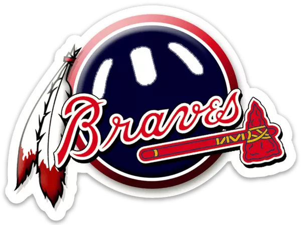 ATLANTA BRAVES TOMAHAWK logo Vinyl Decal / Sticker CHOOSE SIZE 3