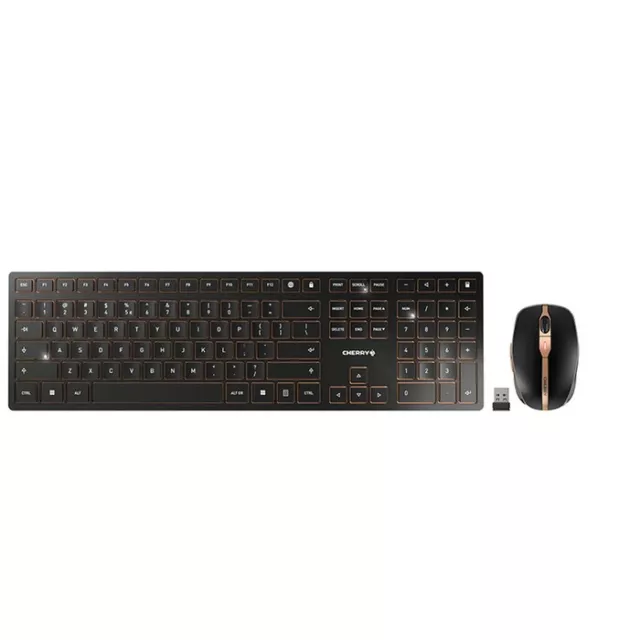 CHERRY DW 9100 SLIM Tastiera e mouse wireless-SeT QWERTY (US)