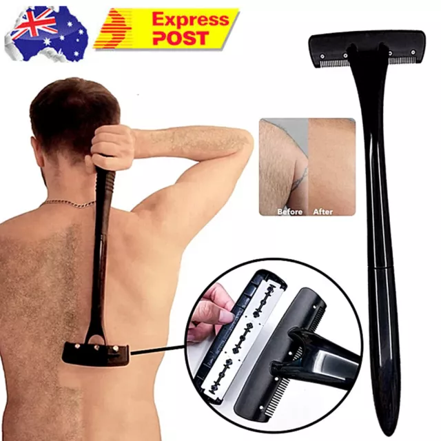 Back Hair Shaver Men Hair Removal Groomer Razor Body Trimmer Body Leg Razor Safe