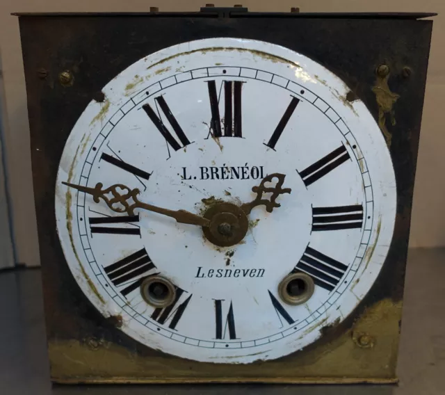 Horloge comtoise L.BRENEOL LESNEVEN N°G02