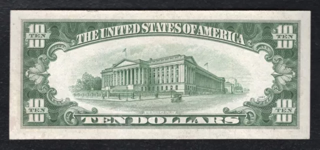 Fr 1705 1934-D $10 Ten Dollars Silver Certificate Currency Note Gem Uncirculated 2