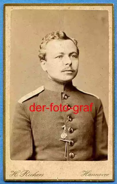 Foto, Portrait, Soldat, Hannover, um 1880 !!!