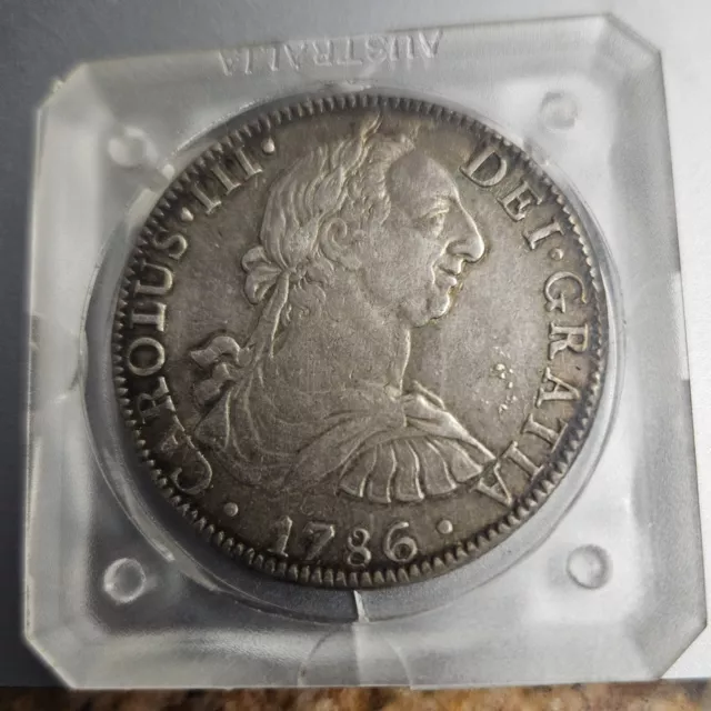 1786 Mo MF Mexico 8 Reales *VERY SHARP* SCARCE!!