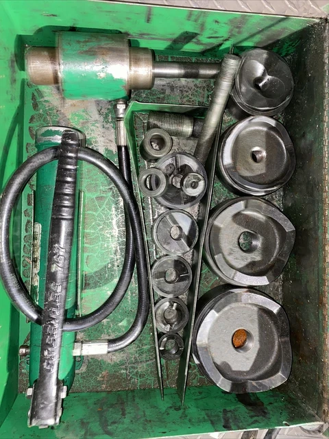Greenlee 7319sb Knock Out Set 1/2-4’ Works Great