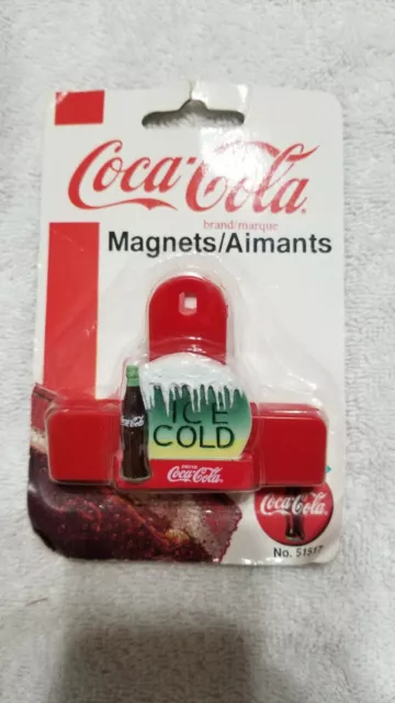 Coca-Cola Magnets Aimants Collector Unopened Blister Pack Number #51517 Vintage