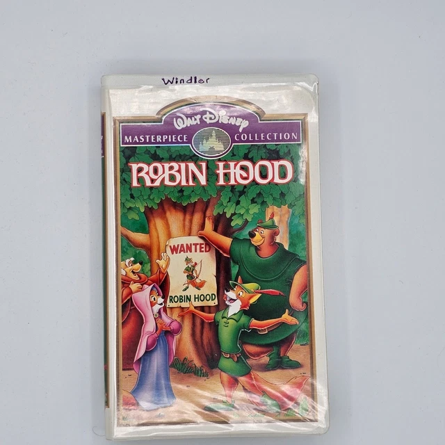 WALT DISNEY MASTERPIECE Collection: Robin Hood VHS Tape Classic ...