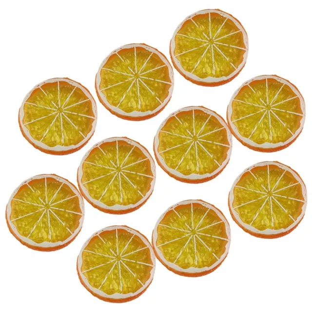 Gefälschte Zitronenscheiben Weihnachtsfrüchte Ornament Zitronendekoration 2