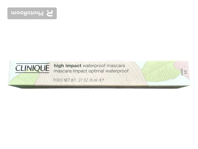 MÁSCARA IMPERMEABLE CLINIQUE HIGH IMPACT 01 negra 0,27 OZ EN CAJA
