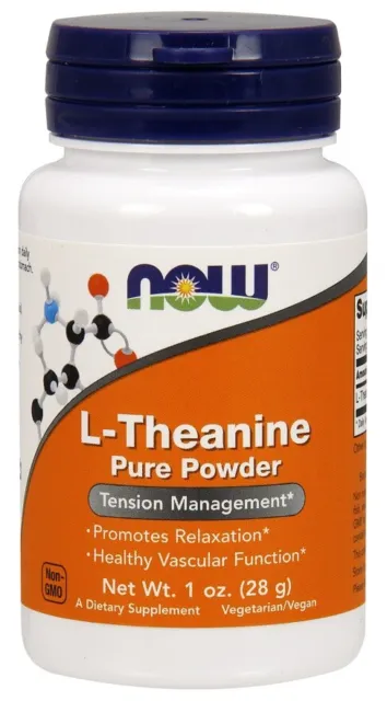 (28g, 917,86 EUR/1Kg) NOW Foods L-Theanine Powder, Pure - 28g
