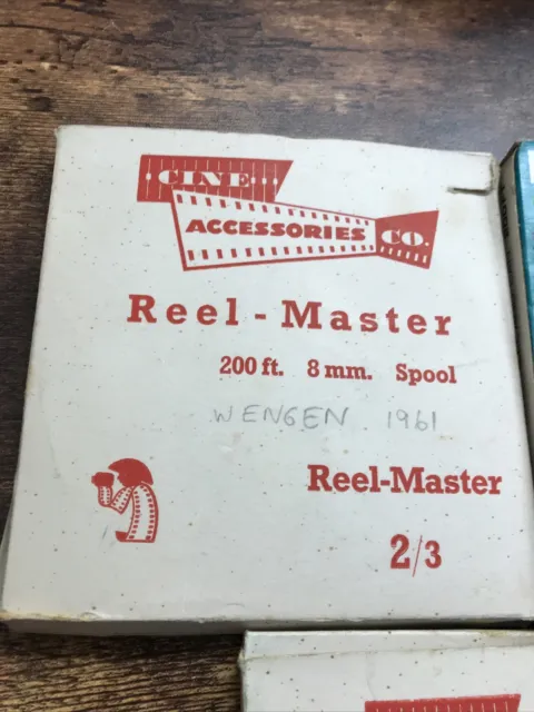 Joblot Of Reel Master 8mm Spool An Photax Film 2