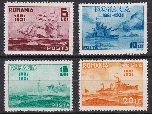 ROMANIA 1931 Mi 402/405 Unused