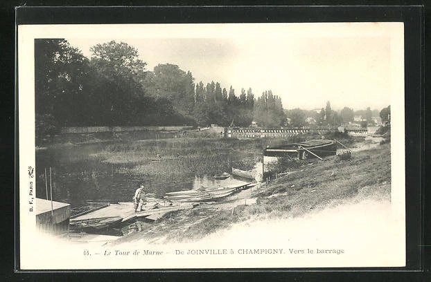 CPA Joinville-Champigny, Vers le barrage