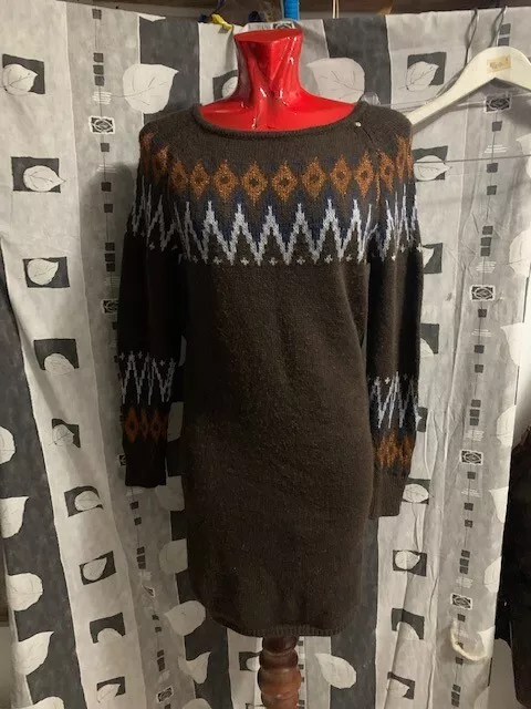 vestito donna misto lana taglia s marca gas