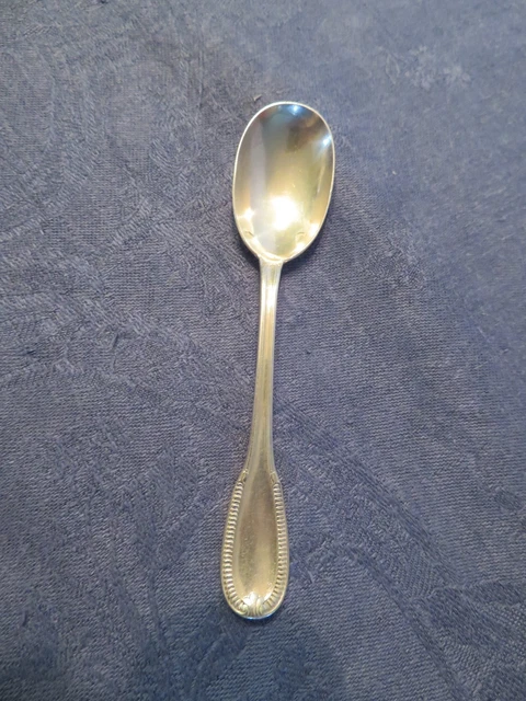 Grande Cuillère Ancienne En Argent Massif - Poinçon Minerve - Orfèvre AD - 85 Grammes