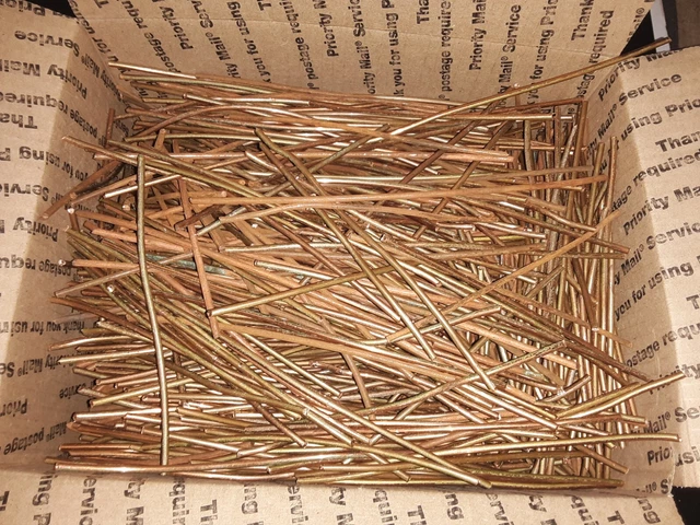 32+ Lbs Scrap Bullion Bare Bright Copper Wire Metal Craft Melt Art Deal #1