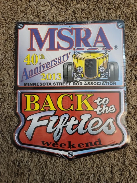 NSRA Booster License Plate National Street Rod Association Hot Rod Hot Rod 2013