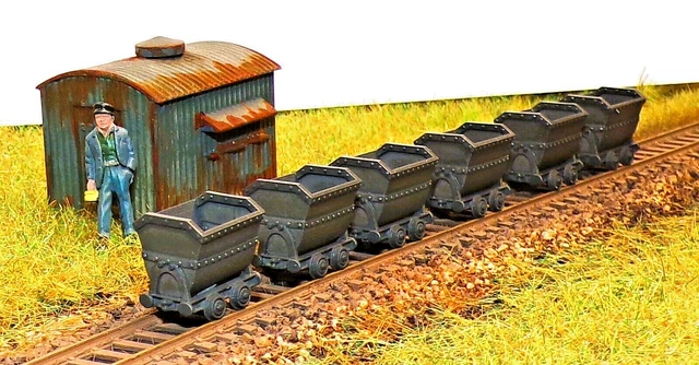 Set Di 2 Macchine Abbandonate Scala 1:76 OO Gauge &ndash; Modelli 3D Stampati In Resina Grigia (non Dipinti)