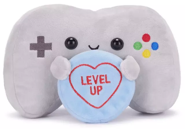 Brand New 7" Official Swizzels Love Hearts Game Controller Soft Plush Toy