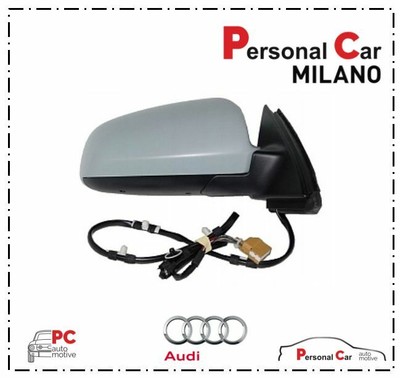 DESTRO Lato Passeggero Specchietto Retrovisore Vetro Blu si adattano Audi A4 B6 B7 A6 C6 05-2008 